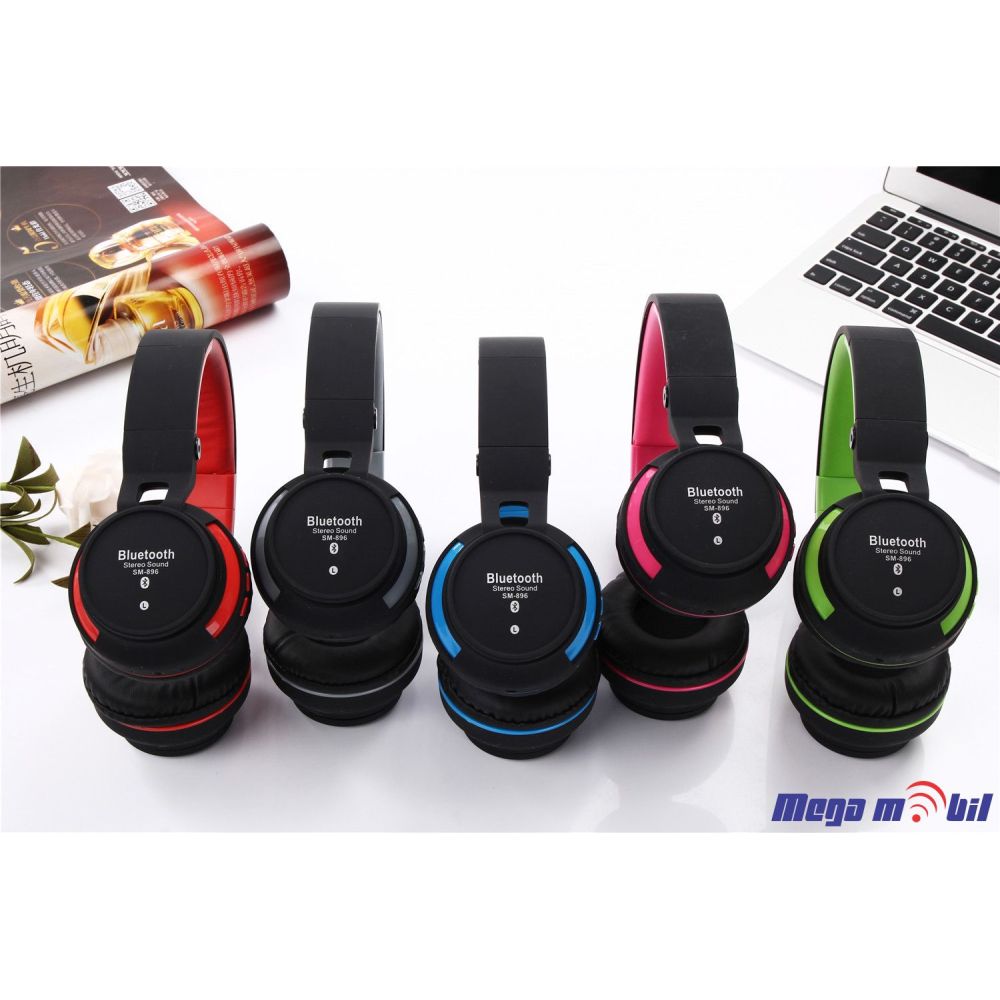 Slusalki Bluetooth SY-BT896 red